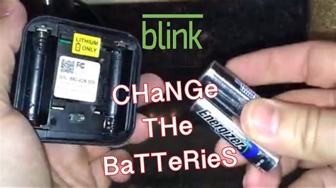 How To Replace Batteries In Blink XT Camera - YouTube