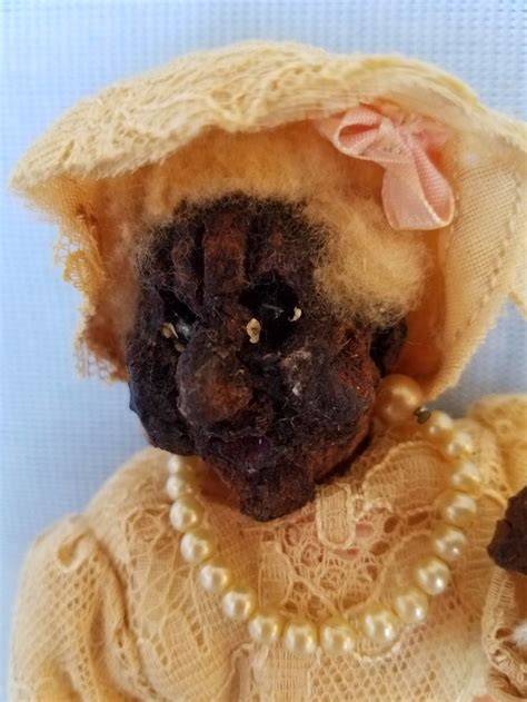 Dried Apple Head Granny Doll | Apple head, Apple head dolls, Granny dolls