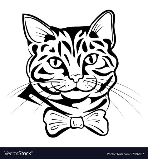 Kitten Clip Art Black And White