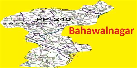 PP-240 Bahawalnagar Area, Map, Candidates and Result