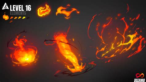 ArtStation - Concept Art VFX - FIRE Wall Game, Monster Concept Art ...