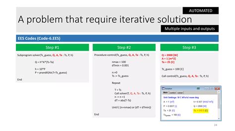 Performing Iterations in EES | PPT