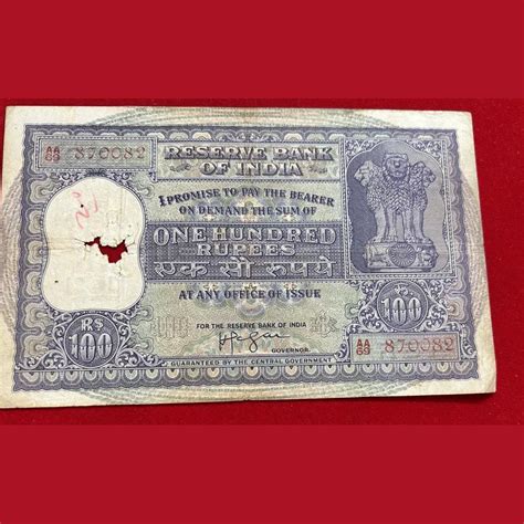 100 Rupees Old Series Fafda note Big Size Very Rare Governer , Iyenger ...