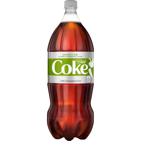 Diet Coke with Lime Soft Drink, 2 Liters - Walmart.com - Walmart.com