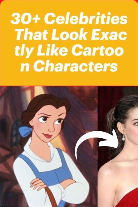 30 celebrities that look exactly like cartoon characters – Artofit