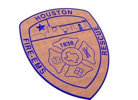 Houston Fire Department Patch SVG | Etsy