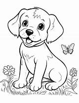 75 Dog Coloring Pages Printable Cute Sheets sketch template