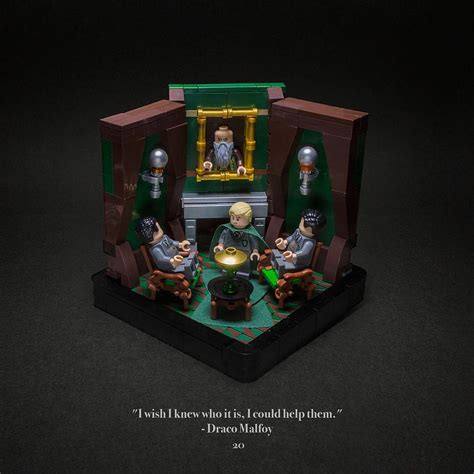 020 - The Slytherin Common Room | Lego hogwarts, Lego harry potter ...