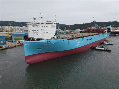 Maersk Christens 'Ane Maersk', The World's First Large Methanol-Powered Containership