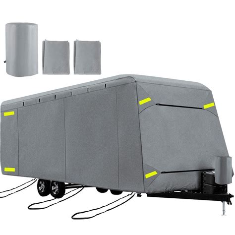 VEVOR RV Trailer Cover 22 ft. to 24 ft. Extra-Thick 4 Layers Travel ...