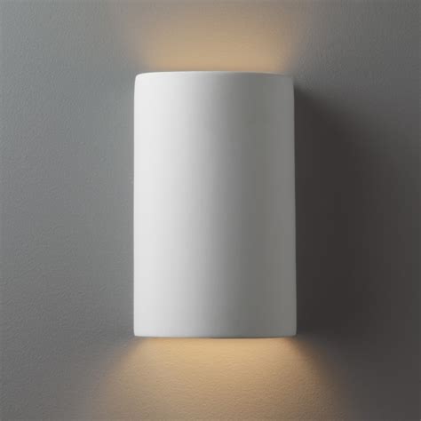 Justice Design Group Ambiance 5.75-in W 1-Light White Transitional ...