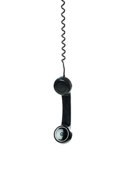 Premium Photo | Vintage telephone hanging.