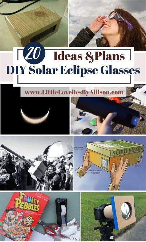 20 DIY Solar Eclipse Glasses For Safe Viewing | Solar eclipse glasses, Diy solar eclipse glasses ...