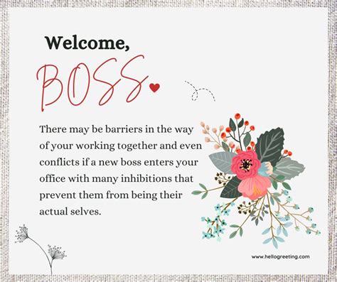 100+ Welcome Messages for New Boss - Hello Greeting