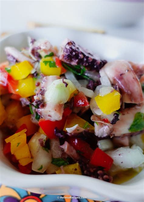 Octopus Salad Recipe - Helena Recipes