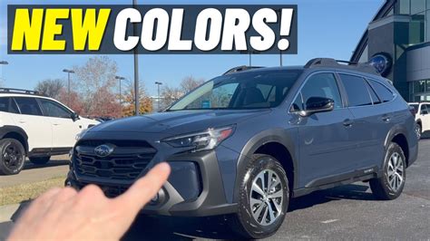 New Colors for the 2023 Subaru Outback - YouTube