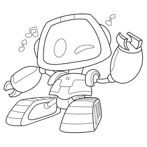 Boogie Bot Poppy Playtime Coloring Page Coloring Pages