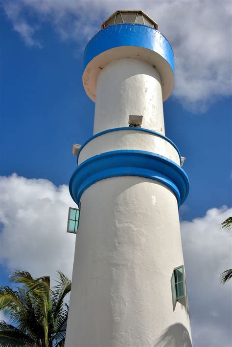 Punta Langosta Lighthouse in San Miguel, Cozumel, Mexico - Encircle Photos