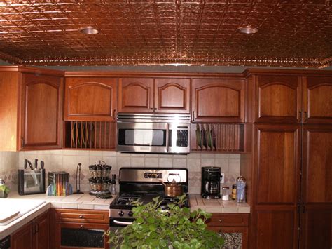 Bring Copper Ceiling Tiles into Your Home Easily with These Installation Tips - Decorative ...