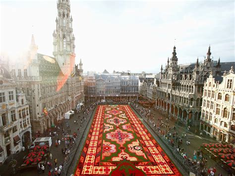 Giant Flower Carpet to Take Over Brussels’ Main Square - Condé Nast Traveler