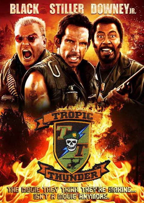 Tropic Thunder - movie POSTER (Style E) (11" x 17") (2008) - Walmart.com