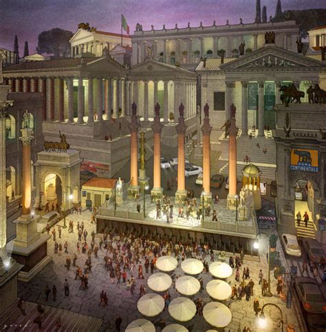 Ancient Roman Forum Reconstruction