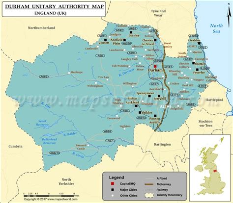 Durham County Map