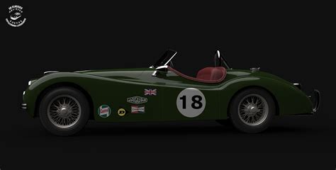 Jaguar XK120 BRG by Maxidyne