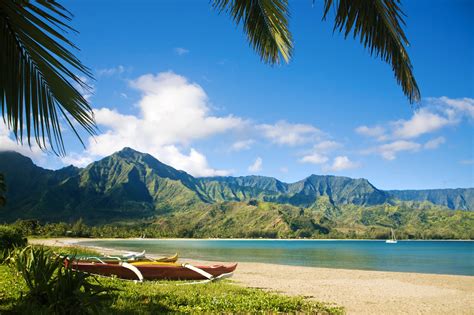 Hanalei Bay Outriggers Wall Mural | Wallsauce AU