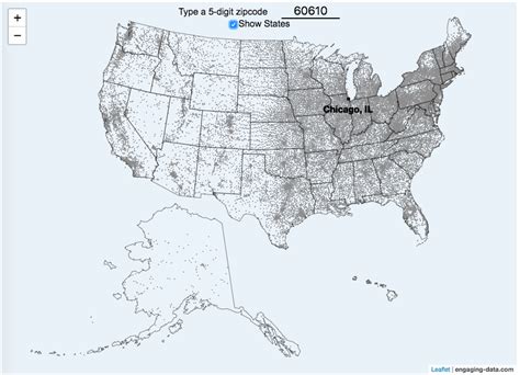 Zip Code Map of the United States - Engaging Data