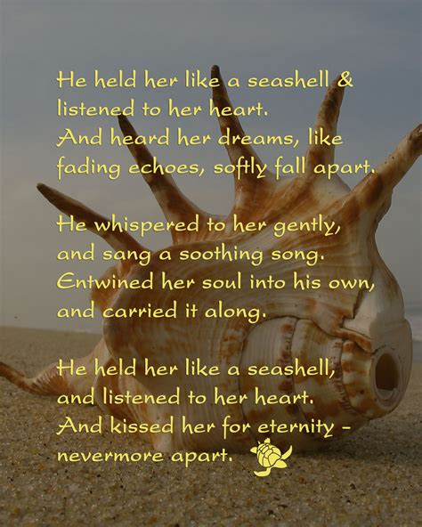 he held her like a seashell • Waterfront Properties Blog