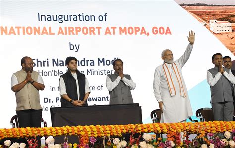 PM inaugurates new international airport in Goa