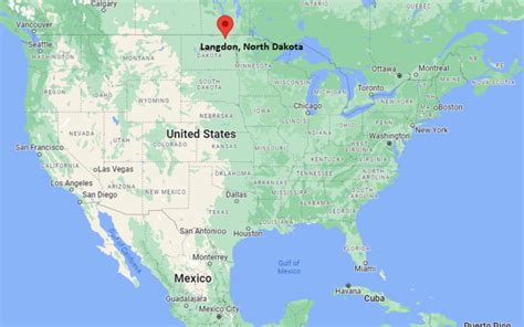 Where is Langdon, ND, USA? | Location Map of Langdon, North Dakota