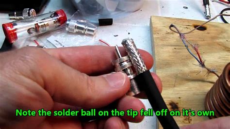 Soldering PL-259 and N connectors - YouTube