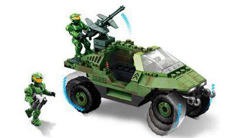 Mega Bloks Halo The Authentic Collectors Series UNSC Warthog Set 96805 - ToyWiz