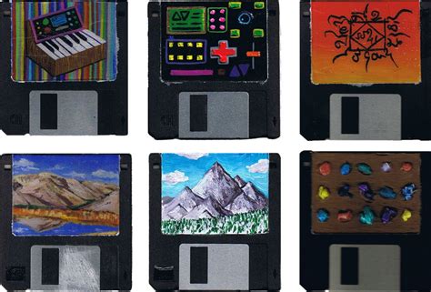 diskette art | Floppy disk, Repurposed items, Crafts