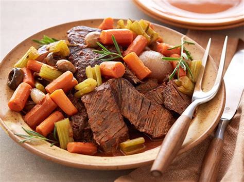 Braised Pot Roast with Vegetables Recipe | Tyler Florence | Food Network