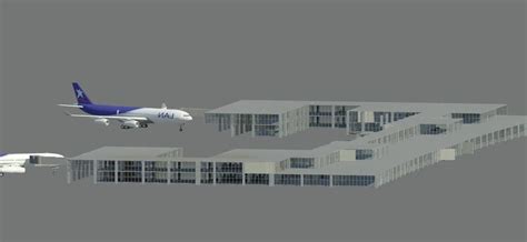 Domestic Airport terminal Nashik free 3D model | CGTrader