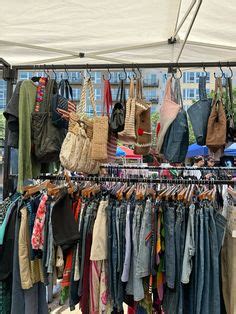 Vintage flea market | Vintage clothing display, Vintage thrift stores, Vintage market booth