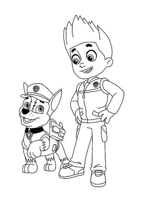 Paw Patrol Ryder Coloring Pages - 6 Free Printable Coloring Sheets | 2021