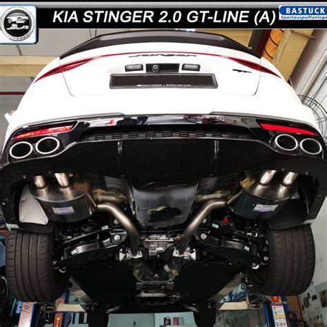 KIA STINGER 2.0 GT-LINE - BASTUCK CATBACK EXHAUST SYSTEM, Car Accessories, Accessories on Carousell