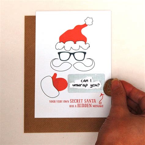 Write Your Own Hidden Message Secret Santa Card – Afewhometruths