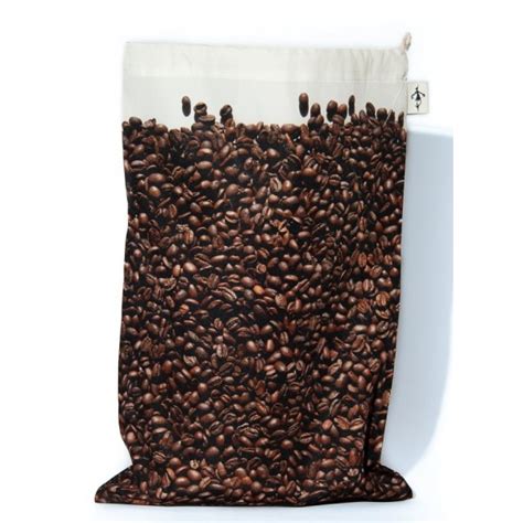 Reusable bulk food bag - Coffee bag - Maron Bouillie