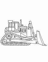 Bulldozer Construction Truck Coloring Page sketch template