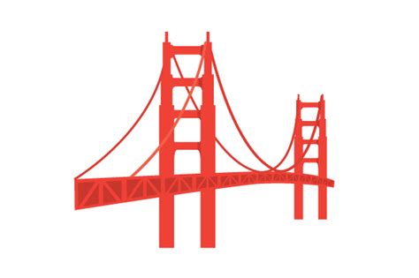 Download Golden Gate Bridge SVG File - Free SVG Cut Files