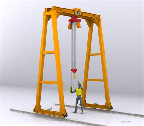 Gantry Crane plans - Download DIY Gantry crane drawings