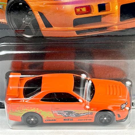 HOT WHEELS NISSAN SKYLINE GT-R (BNR34) - Car Culture Premium, Hobbies ...