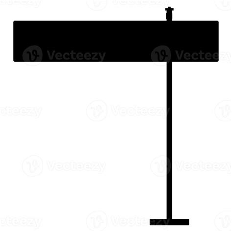 Billboard in night in cartoon style. Advertising blank surface ...