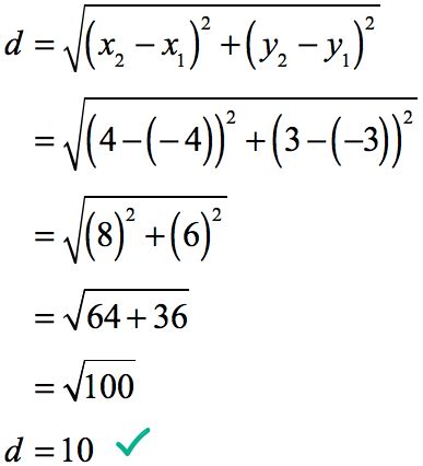 Distance Formula and Examples - ChiliMath