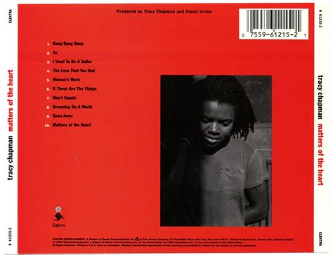 Tracy Chapman Matters of the Heart CD